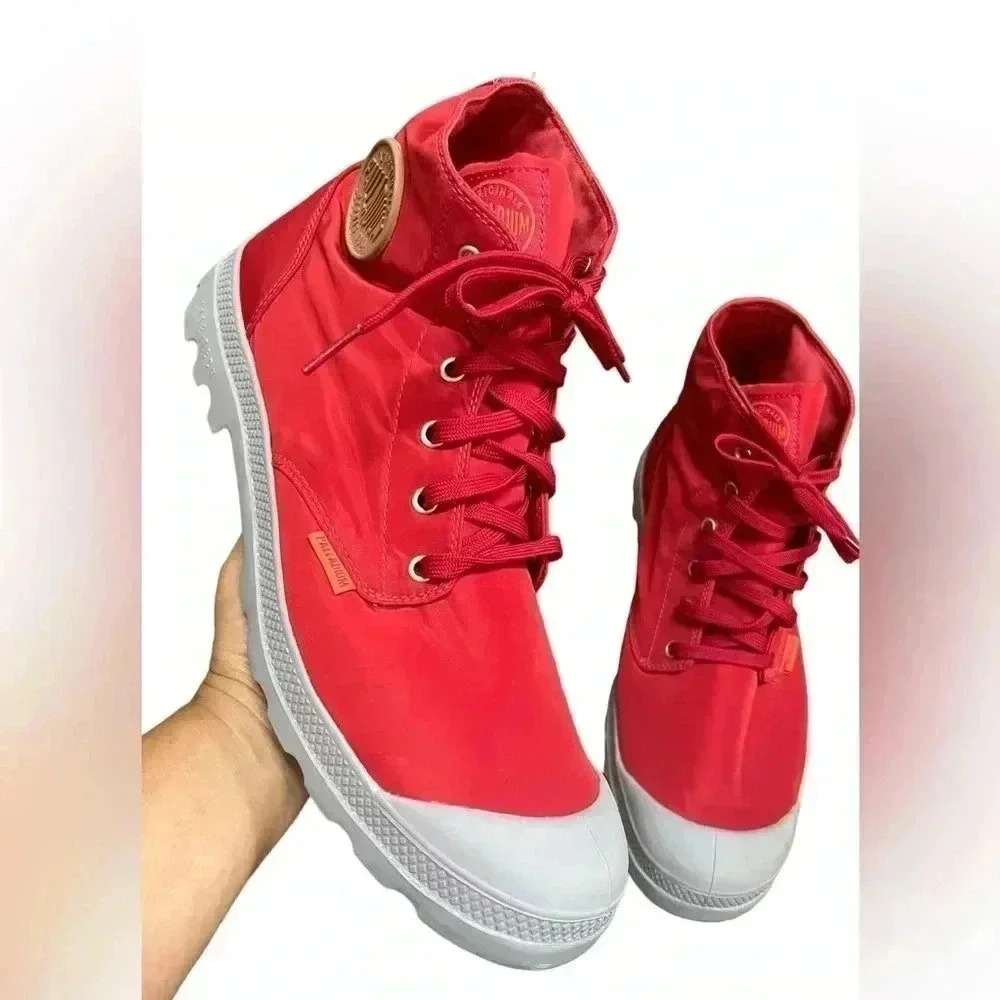 Palladium Pampa‎ Puddle Lite Waterproof Boots 
Red Men's 12 Woman 13.5 Unisex